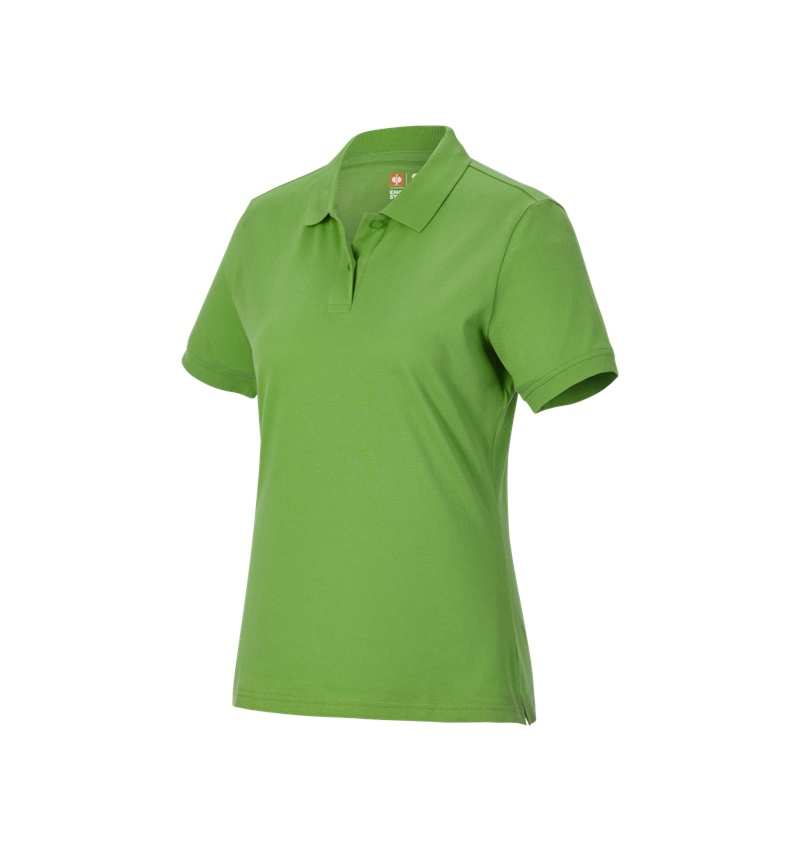 Koszulki | Pulower | Bluzki: e.s. Koszulka polo z piqué cotton light, damska + zielony morski 2