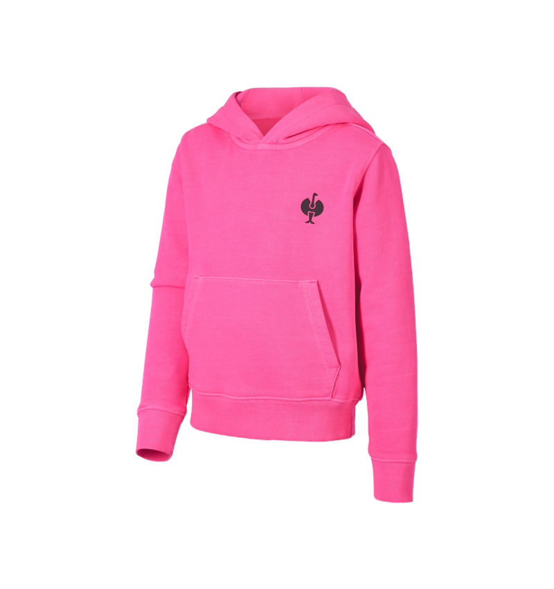 Koszulki | Pulower | Bluzki: e.s. Bluza z kapturem neon, dziecięca + różowy neonowy vintage 3