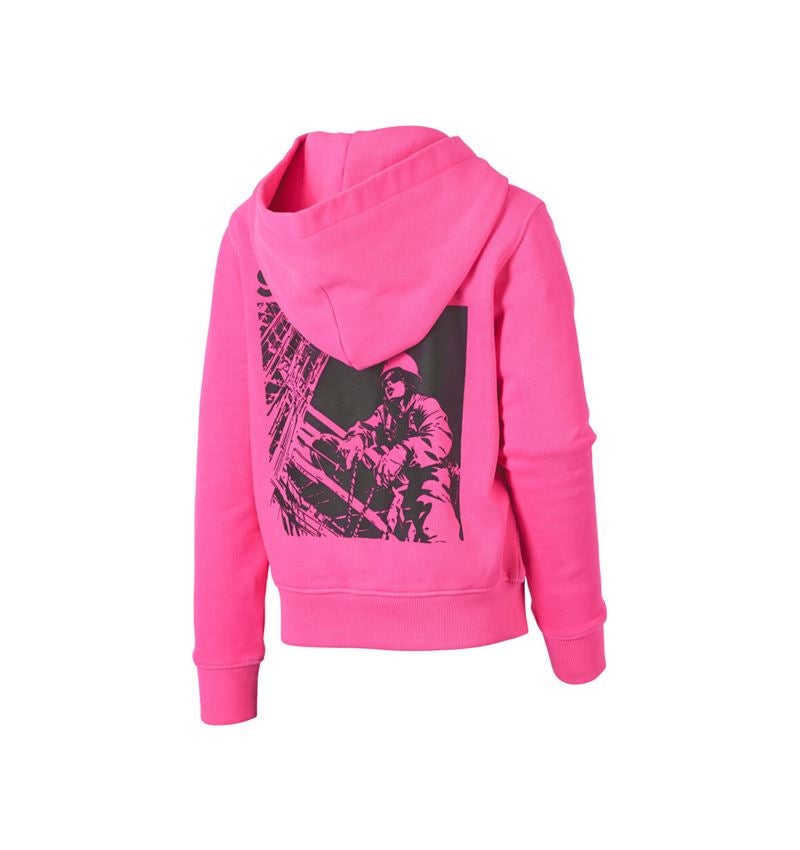 Koszulki | Pulower | Bluzki: e.s. Bluza z kapturem neon, dziecięca + różowy neonowy vintage 4