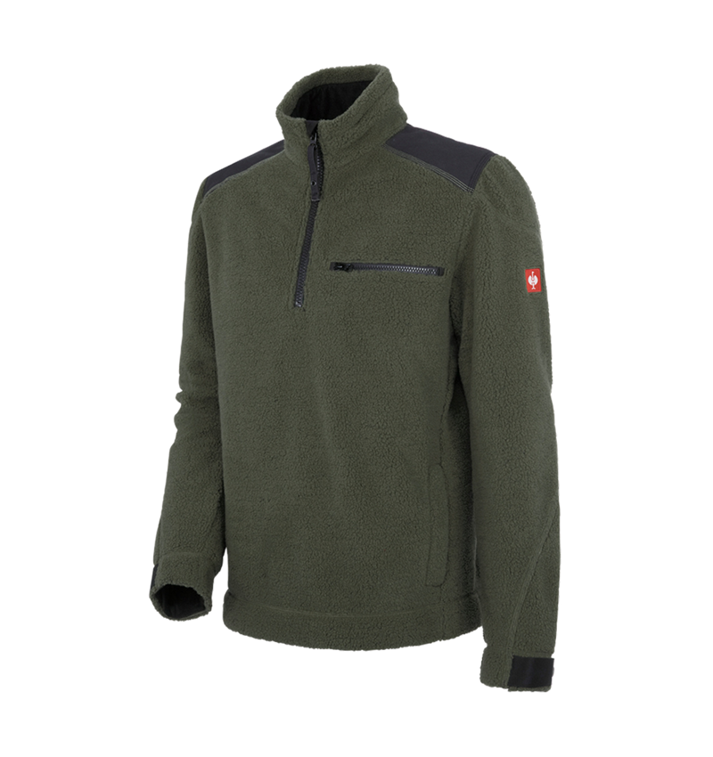 Koszulki | Pulower | Koszule: Bluza Troyer z dzianiny baraniz. e.s.roughtough + tymiankowy 2