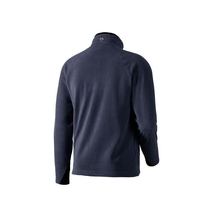 Koszulki | Pulower | Koszule: Bluza Troyer z mikropolaru dryplexx® micro + granatowy 3