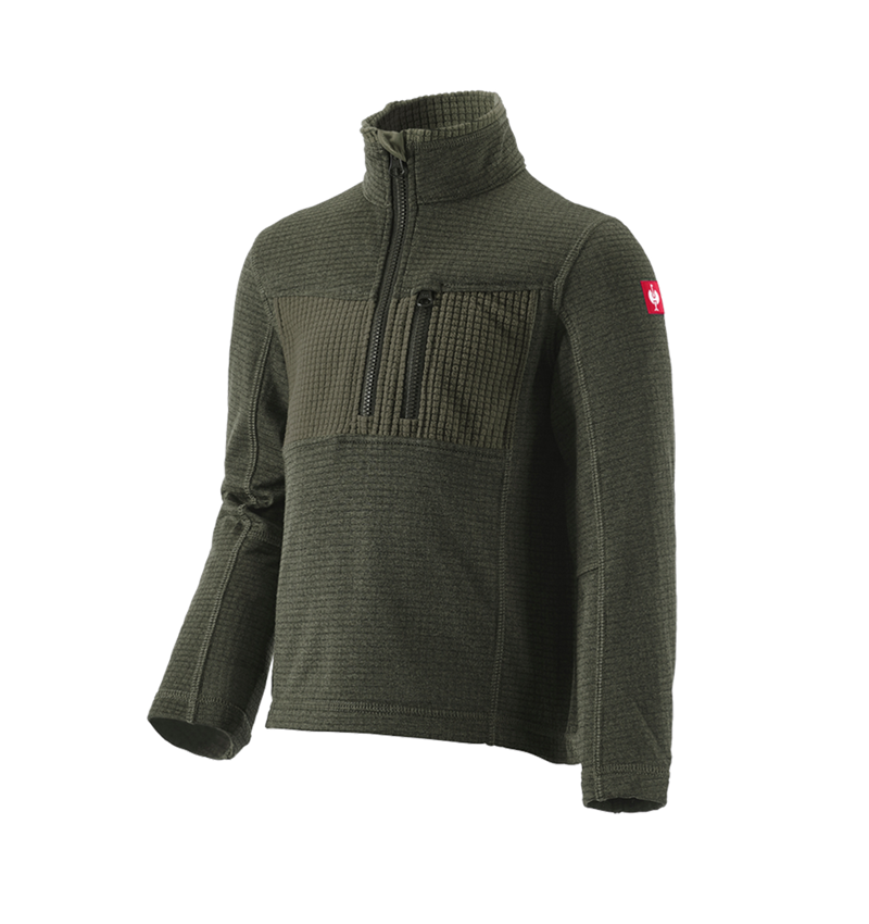 Koszulki | Pulower | Bluzki: Bluza Troyer climacell e.s.dynashield, dziecięca + tymiankowy melanżowy 4
