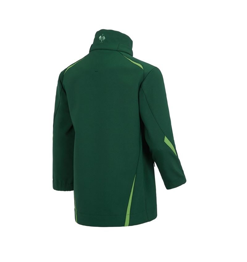 Kurtki: Kurtka softshell e.s.motion 2020, dziecięca + zielony/zielony morski 2