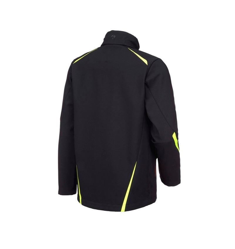Kurtki robocze: Kurtka softshell e.s.motion 2020 + czarny/żółty ostrzegawczy/pomarańczowy ostrzegawczy 8