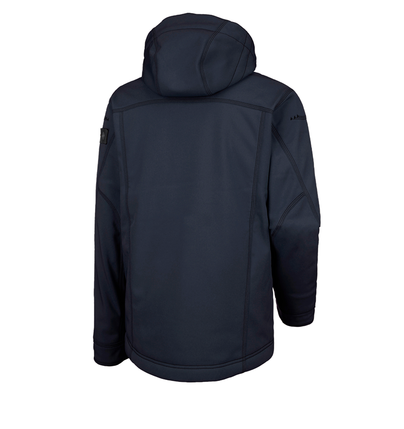 Kurtki robocze: Kurtka zimowa softshell e.s.roughtough + niebieski ciemny 3