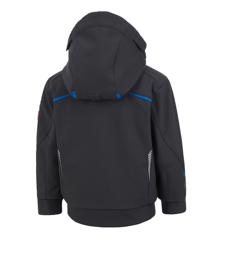 Kurtki: Kurtka zimowa softshell e.s.motion 2020, dziecięca + grafitowy/niebieski chagall 5