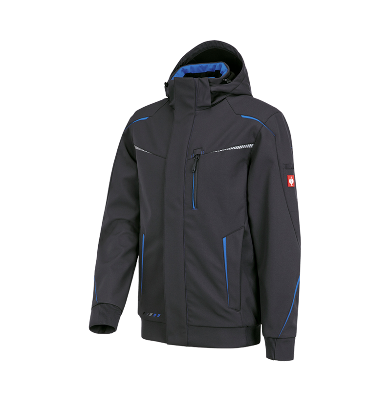 Kurtki robocze: Kurtka zimowa softshell e.s.motion 2020, męska + grafitowy/niebieski chagall 7