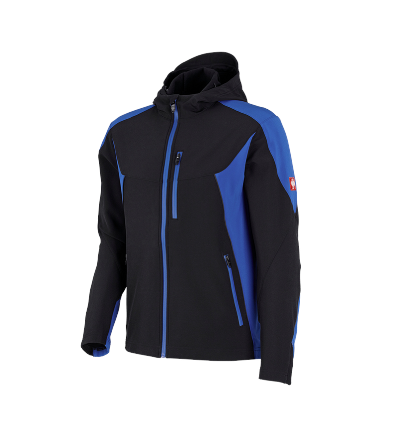 Kurtki robocze: Kurtka softshell e.s.vision + czarny/chabrowy 2