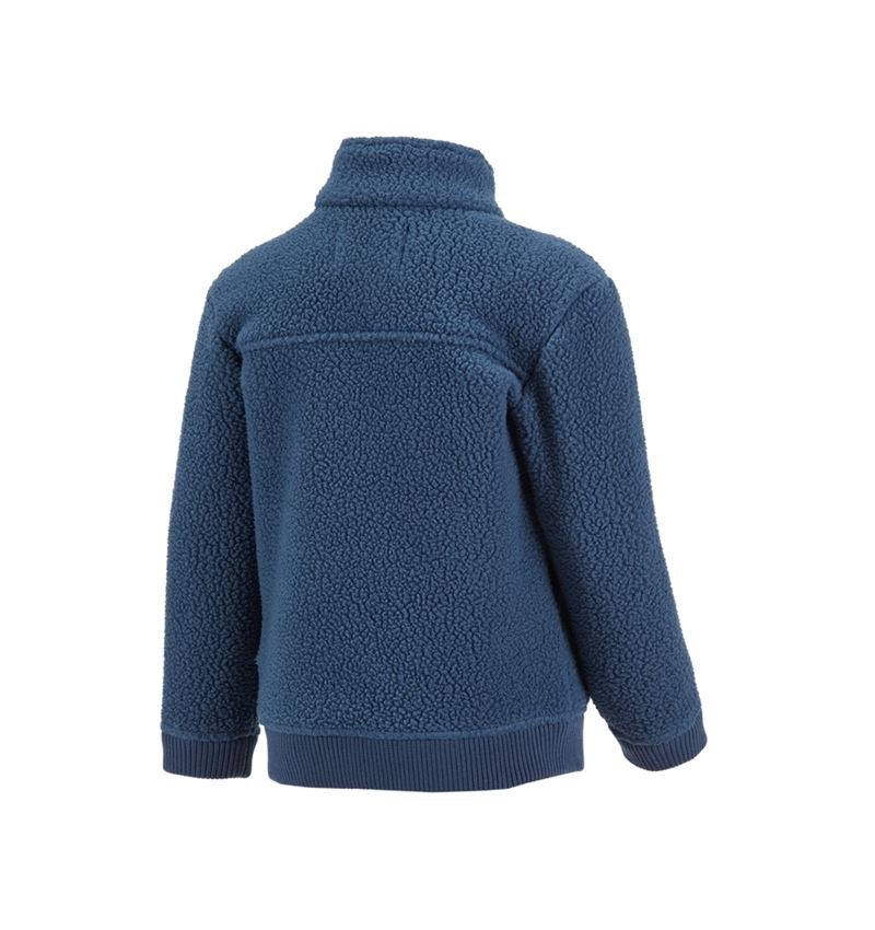 Kurtki: Kurtka z dzianiny futerkowej e.s.vintage, dziecięc + niebieski arktyczny 1