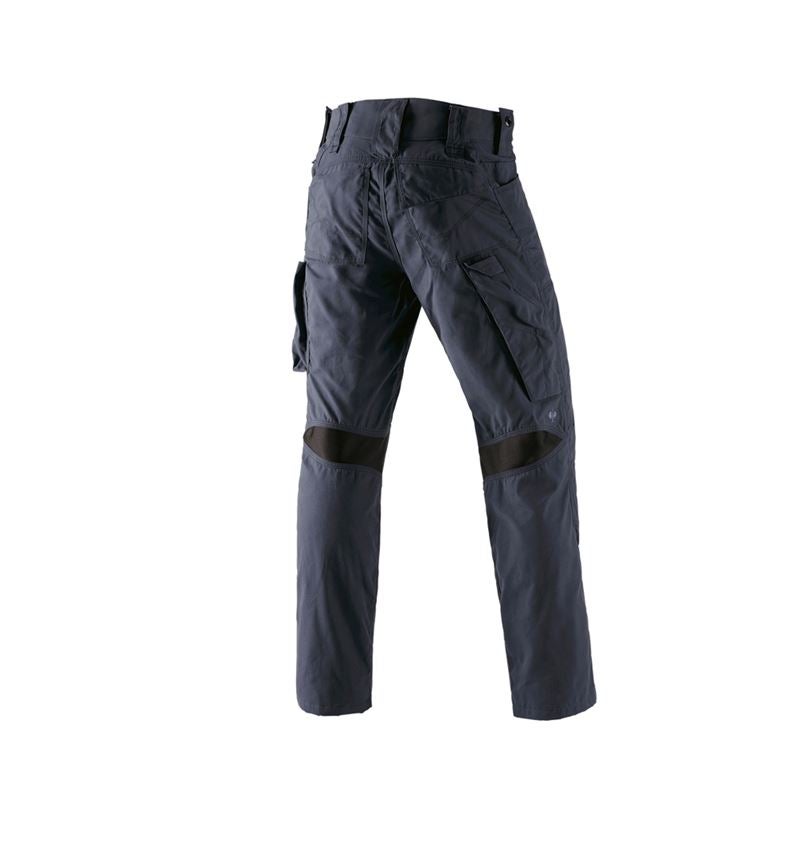 Spodnie robocze: e.s. Spodnie do pasa cotton touch + niebieski ciemny 3