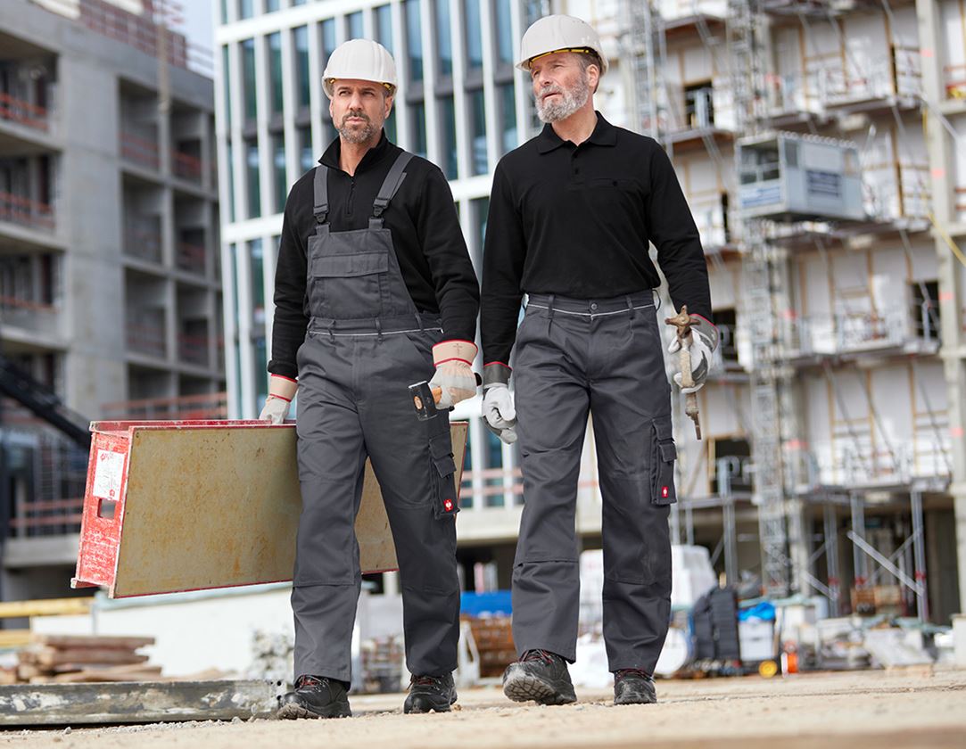 Koszulki | Pulower | Koszule: e.s. Koszulka polo długi rękaw cotton Pocket + czarny 1