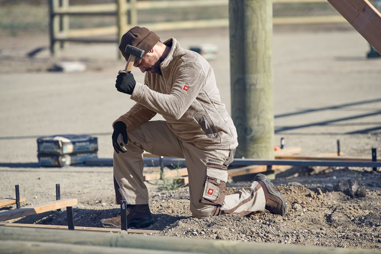 Koszulki | Pulower | Koszule: e.s. Bluza Troyer highloft + gliniasty/torfowy 2