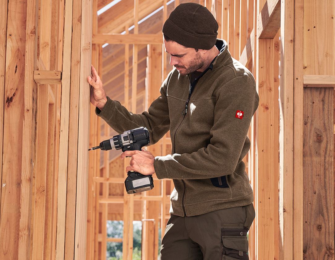 Kurtki robocze: e.s. Kurtka therma-plus + orzech laskowy melanżowy 1