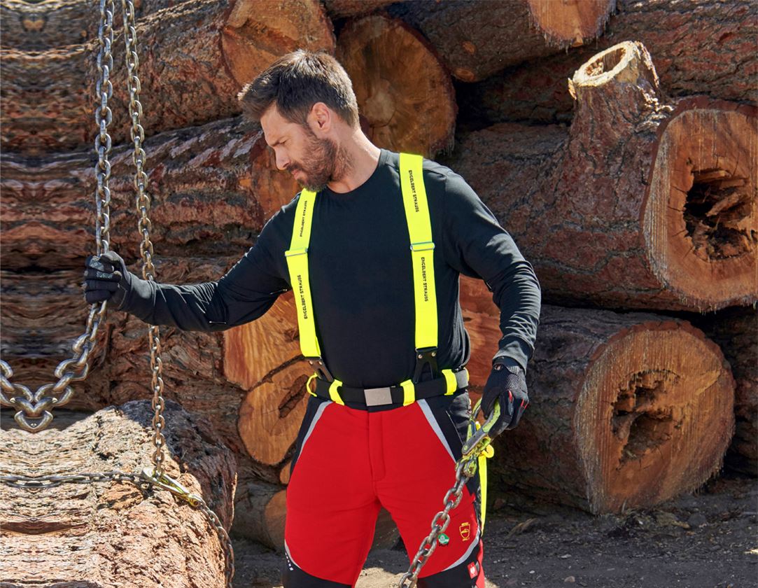 Akcesoria: Szelki do spodni + żółty