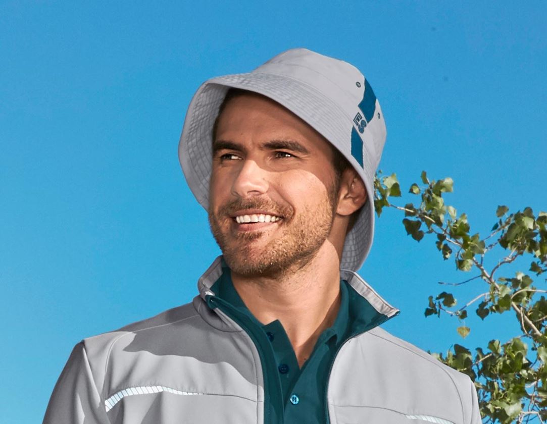 Akcesoria: Kapelusz roboczy e.s.motion 2020 + platynowy/niebieski morski