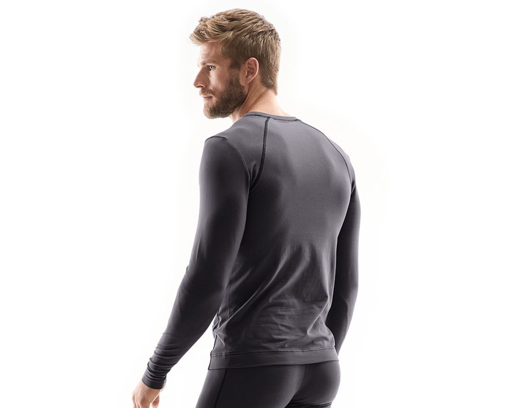 Bielizna | Odzież termoaktywna: e.s. cotton stretch Bluzka długi rękaw + cementowy 1