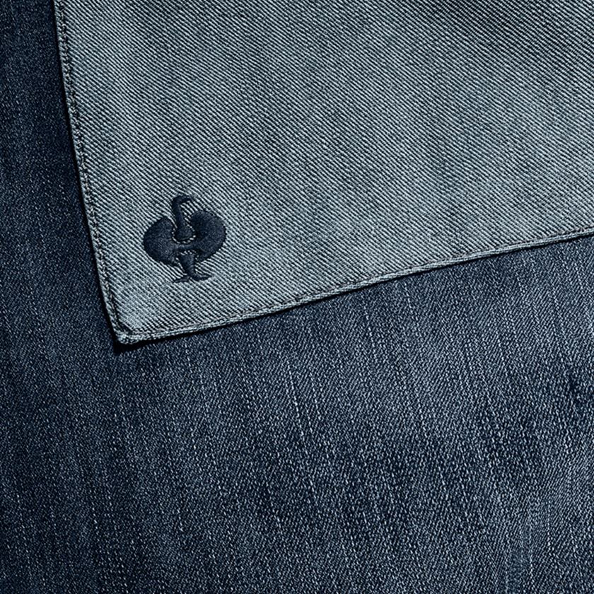 Fartuchy: e.s. Fartuch przedni denim, długie + mediumwashed 2