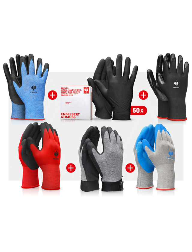 Zestawy | Akcesoria: Zestaw profesjonal. rękawic dla mechaników sam.III