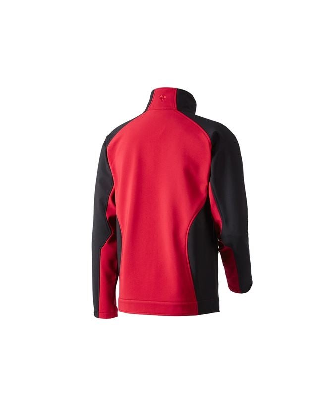 Kurtki robocze: Kurtka softshell dryplexx® softlight + czerwony/czarny 2