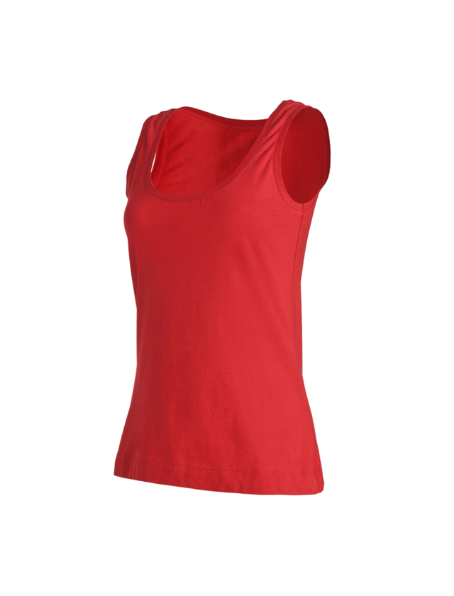 Tematy: e.s. Koszulka bokserka cotton stretch, damska + ognistoczerwony 1