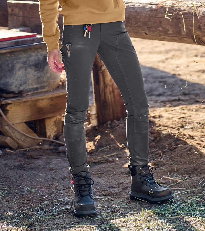 Legginsy z podwójnym przodem