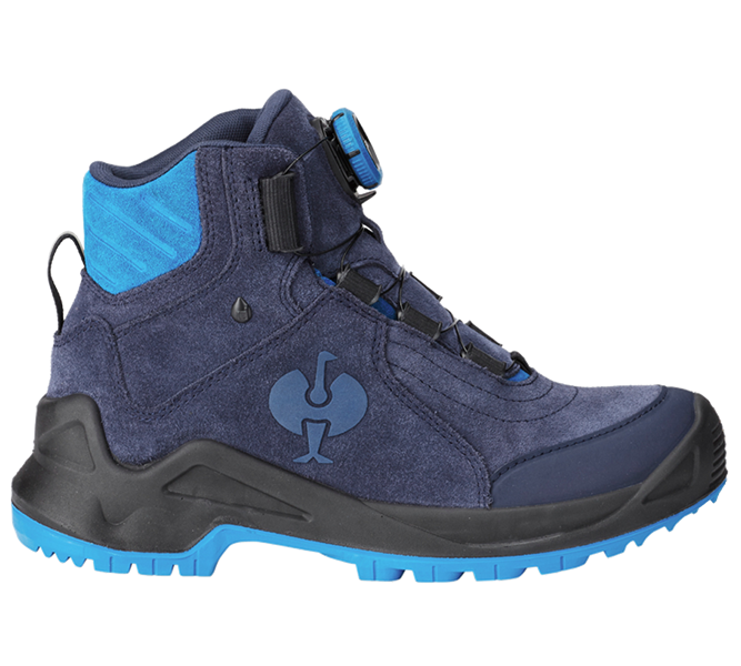 Main view, Work Shoes, O2 Work shoes e.s. Apate II mid, navy/atoll