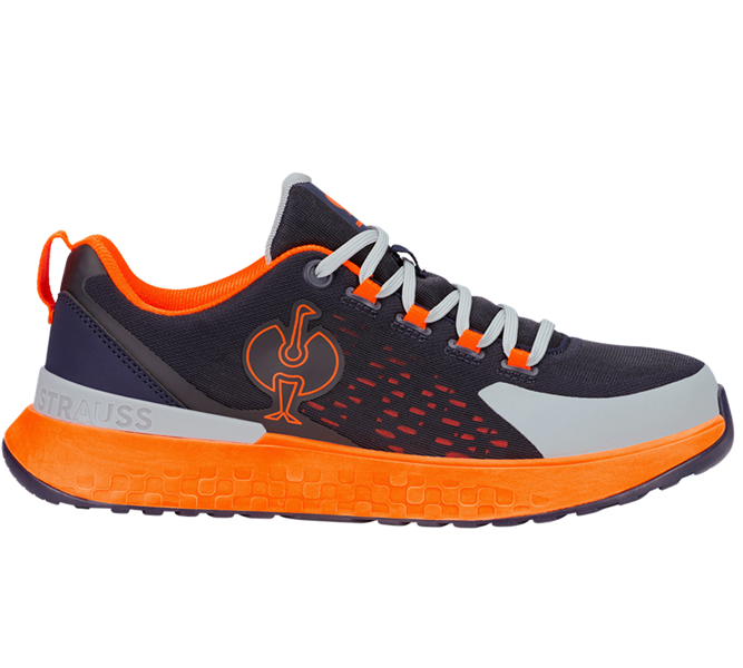 Main view, Footwear, SB Safety shoes e.s. Comoe low, navy/high-vis orange
