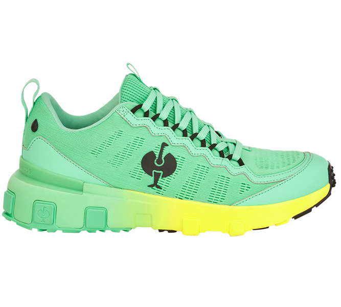 Main view, Medical | Healthcare, O6 Work shoes e.s. Poli low, mint/high-vis yellow