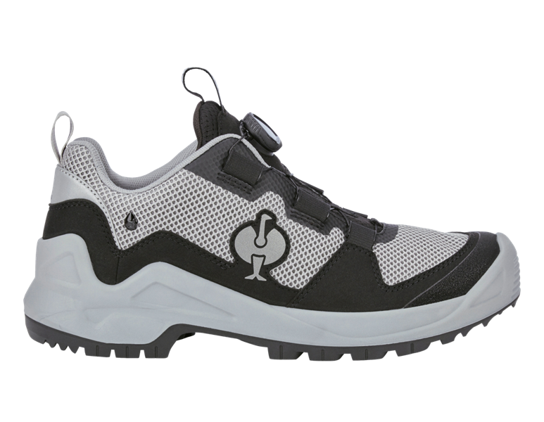 Main view, O6, O6 Work boots e.s. Adelaide low, black/platinum