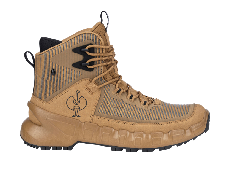 Main view, Work Shoes, O6 Work boots e.s. Brixen mid, almondbrown