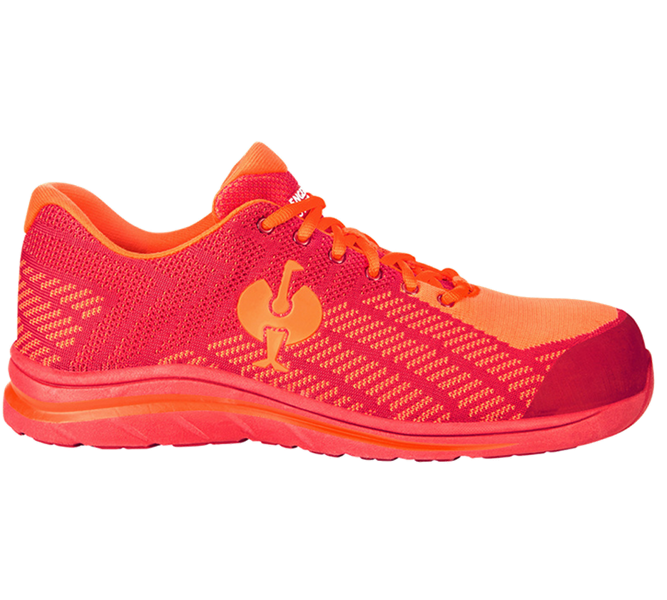 Huvudvy, Skyddsskor, S1 Skyddslågskor e.s. Tarvos II, varselorange/röd