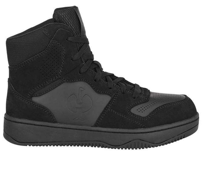 Huvudvy, Arbetsskor, S1P Skyddsskor e.s. Eindhoven mid, svart