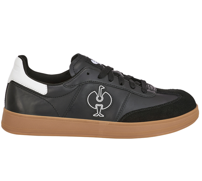 Huvudvy, S1, S1 Skyddsskor e.s. Brooklyn low, svart/vit