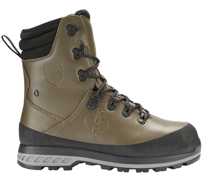 Main view, Safety Boots | Safety Wellingtons, e.s. S2 Forestry safety boots Triton, mudgreen