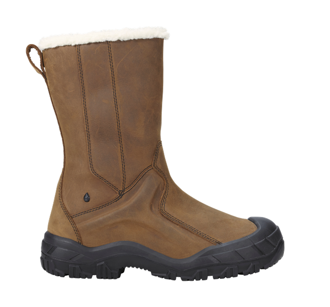 Main view, S7, S7 Safety slip-on boots e.s. Okomu high, brown