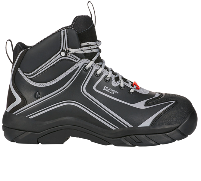 Main view, Safety Boots | Safety Wellingtons, e.s. S3 Safety shoes Kajam, black/platinum
