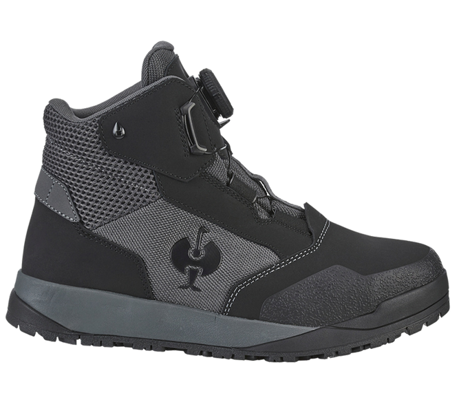 Main view, Safety Shoes, S7 Safety boots e.s. Murcia mid, carbongrey/black