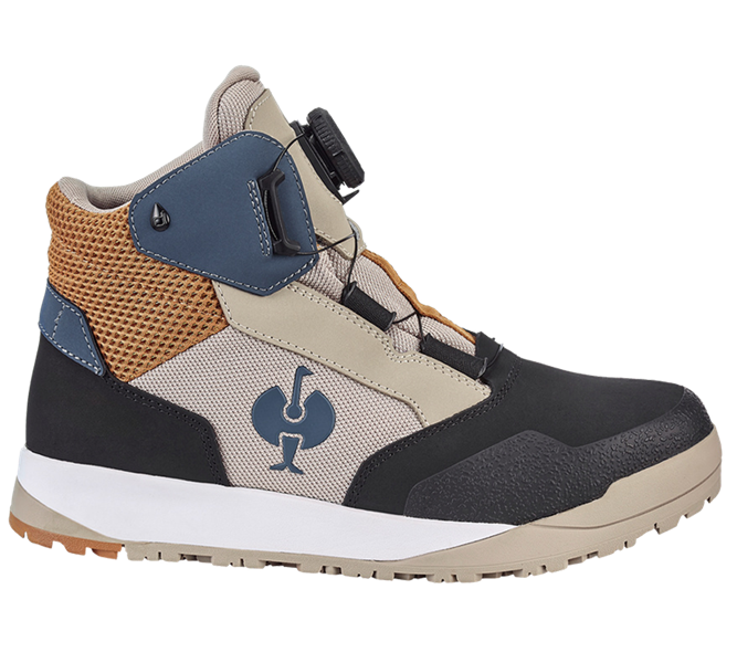 Main view, Footwear, S7 Safety boots e.s. Murcia mid, black/dolphingrey/almondbrown