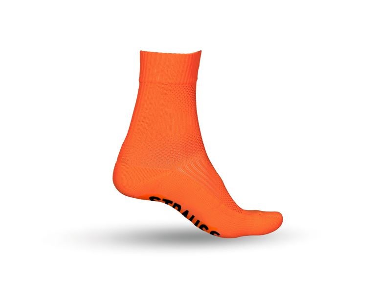 Main view, Functional socks, e.s. All-season socks function light/high, high-vis orange/navy
