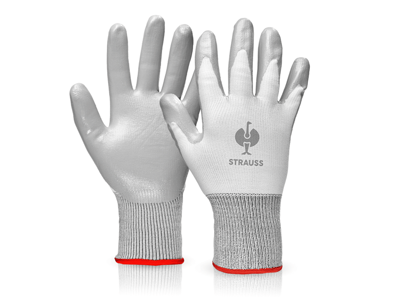 Main view, Nitrile, Nitrile gloves Flexible, white