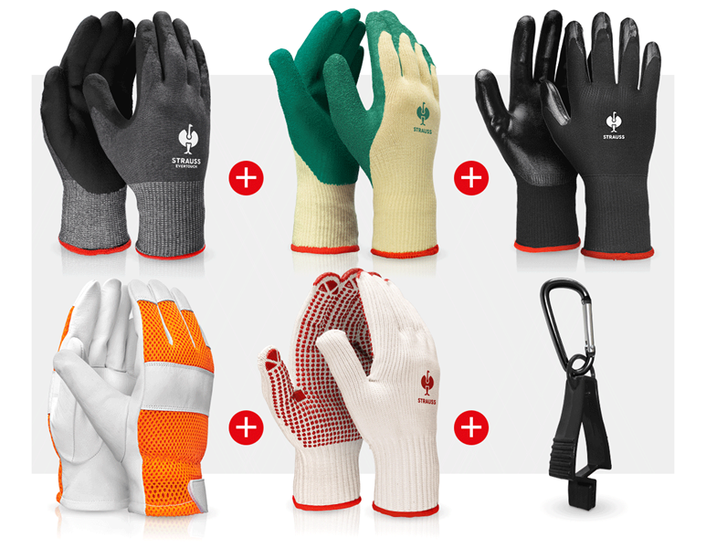 Main view, SALE, Professional glove set forest & garden