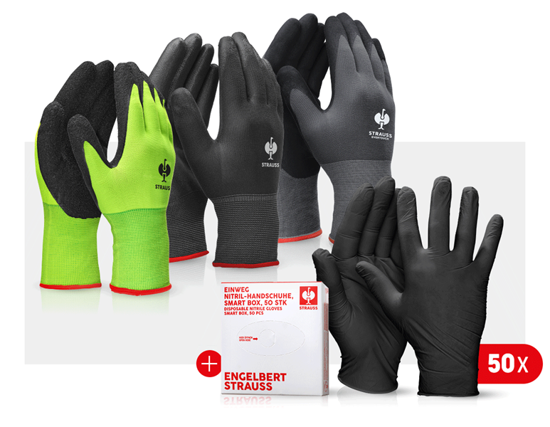 Main view, Personal Protection, Gloves TEST SET Allround