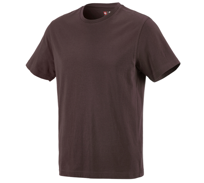 Main view, Overview of the e.s. collections, e.s. T-shirt cotton, brown