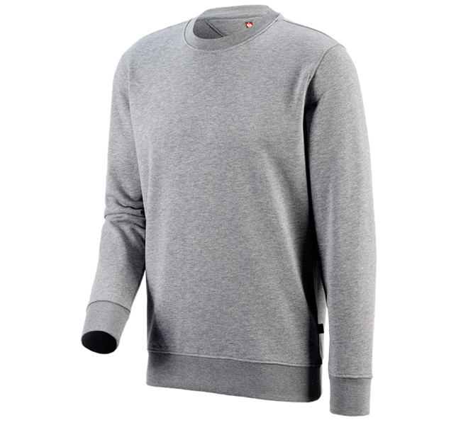 Main view, myDesign XMAS, e.s. Sweatshirt poly cotton, grey melange