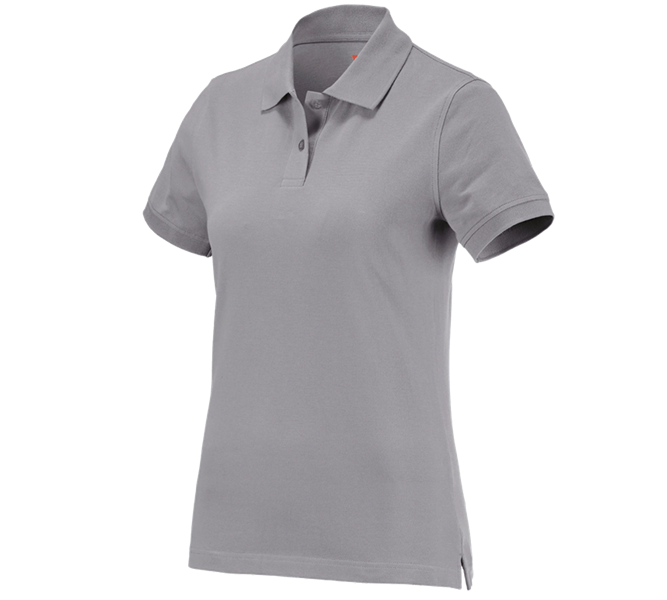 Main view, Overview of the e.s. collections, e.s. Polo shirt cotton, ladies', platinum