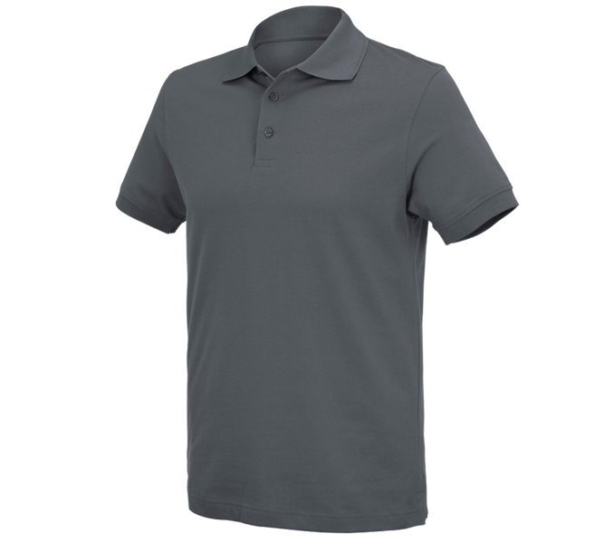 Huvudvy, Herrar, e.s. Polo-Shirt cotton Deluxe, antracit