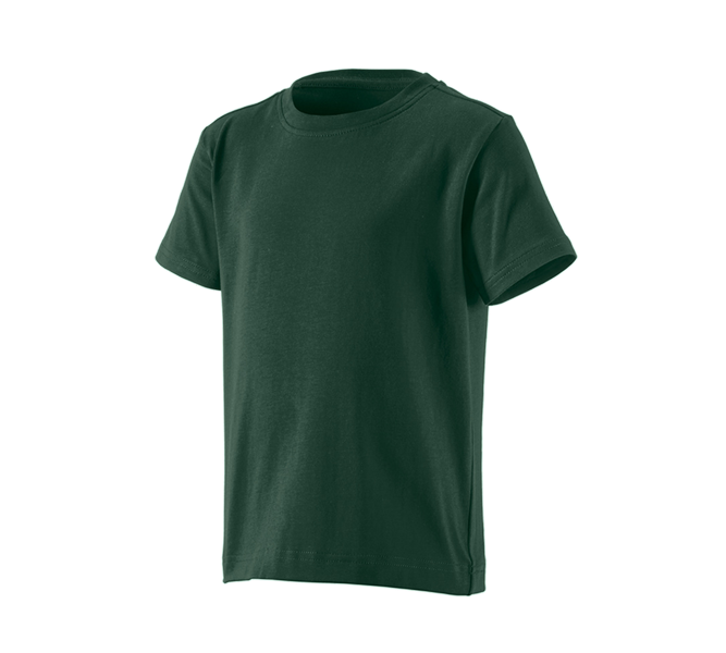Huvudvy, Barn, e.s. t-shirt cotton stretch, barn, grön
