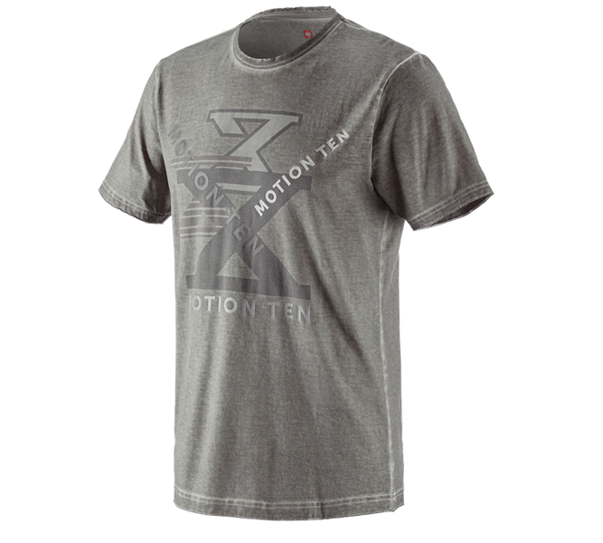 Huvudvy, T-Shirts, T-shirt  e.s.motion ten, granit vintage