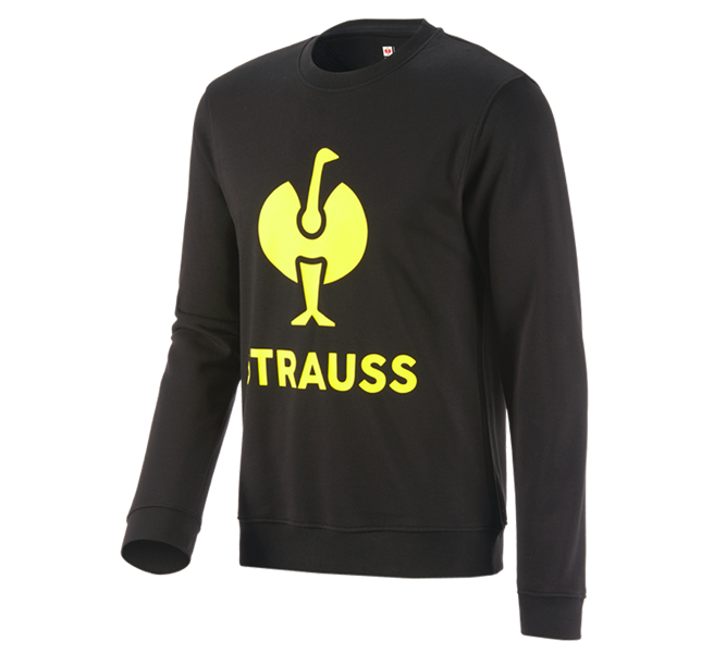 Main view, Clothing, Sweatshirt e.s.motion 2020, black/high-vis yellow