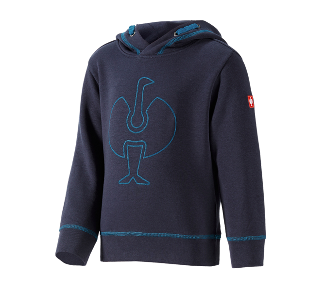 Main view, Shirts, Pullover & more, Hoody sweatshirt e.s.motion 2020, children´s, navy/atoll